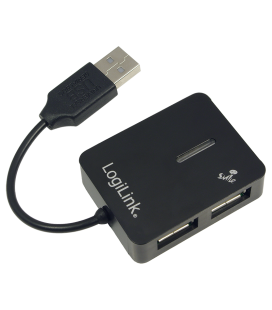 LogiLink 4 Port Hub, USB 2.0 passief Zwart