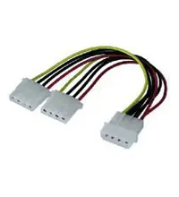 Voedingsplitter 5.25" --> 2x 5.25" Goobay