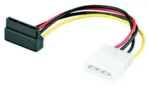 Voedingconverter 5.25" --> SATA (haaks) Goobay