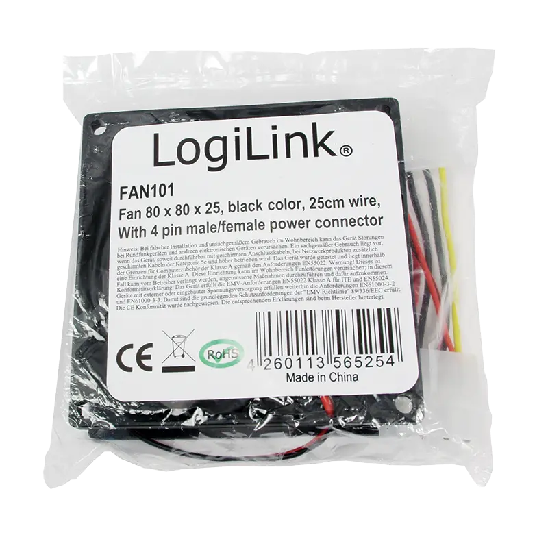 LogiLink Case Blower 80x80x25mm - Afbeelding 2