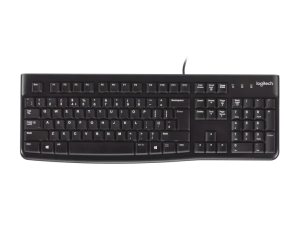 KB Logitech K120 Zwart bedraad Retail