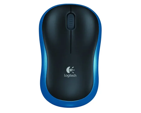 Logitech M185 Optical USB-A Blauw-Zwart Retail Wireless
