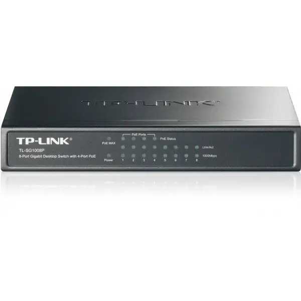 8Port 1Gbps Easy Smart 4xPoE 55W TP-Link