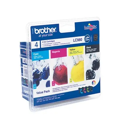 Brother LC-980 Value Pack 300/260 pagina´s (Origineel)