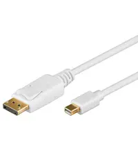DisplayPort mini Displayport 1.00m wit Goobay