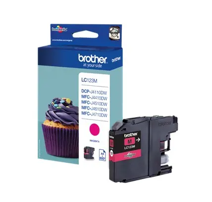 Brother LC-123M Magenta 600 pagina´s (Origineel)
