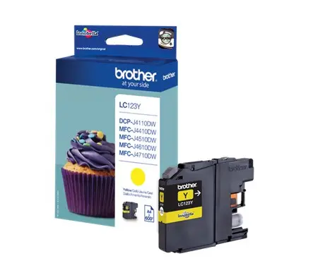 Brother LC-123Y Geel 600 pagina´s (Origineel)