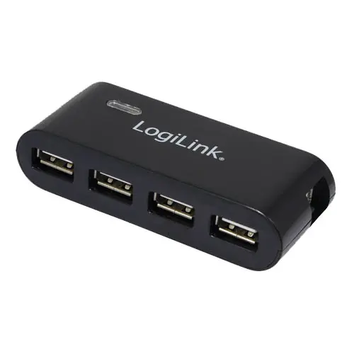 LogiLink 4 Port, USB-A 2.0 actief