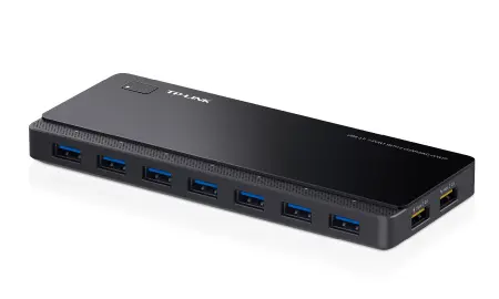 TP-Link 7 Port, USB-A 3.0 actief + 2 charging ports