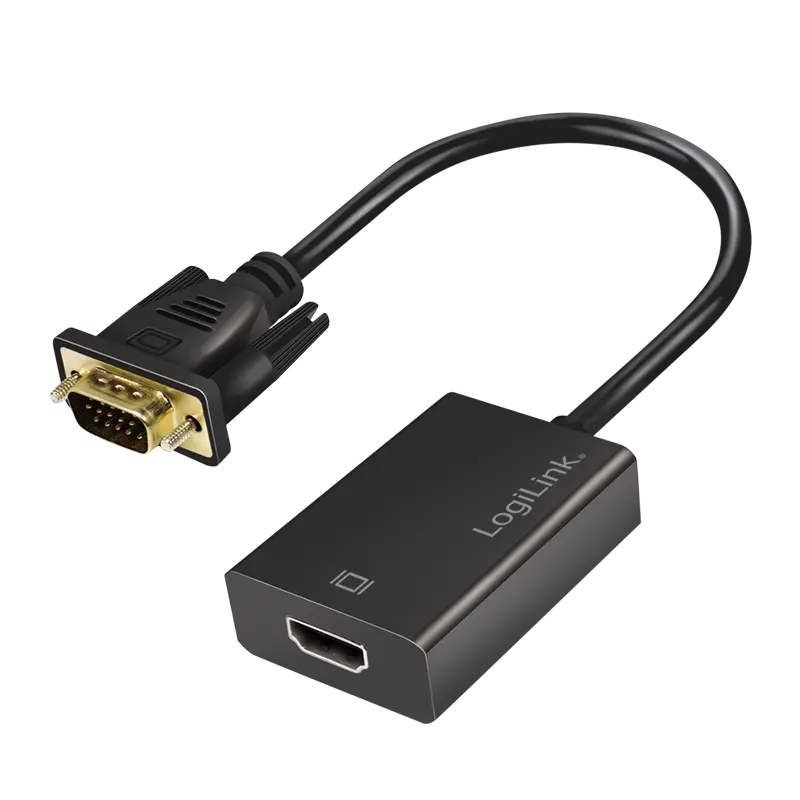 Adapter VGA en USB (M) --> HDMI (F) LogiLink - Afbeelding 2
