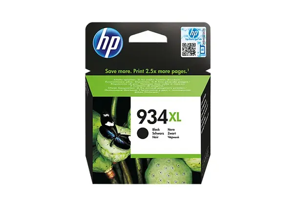 HP No.934XL Zwart 1.000 pagina´s (Origineel)