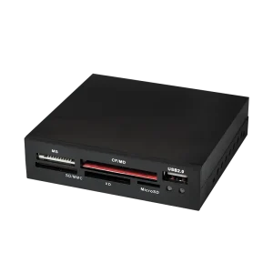3,5" LogiLink All-in-One Zwart Plastic USB-A 2.0
