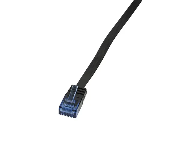 RJ45 5.00m Zwart Cat5e U/UTP Flat LogiLink