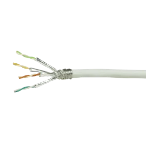 Cat6 Instal. 100m. S/FTP Grijs Logilink AWG23 CCA