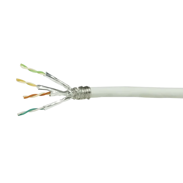 Cat6 Instal. 100m. S/FTP Grijs Logilink AWG23 CCA