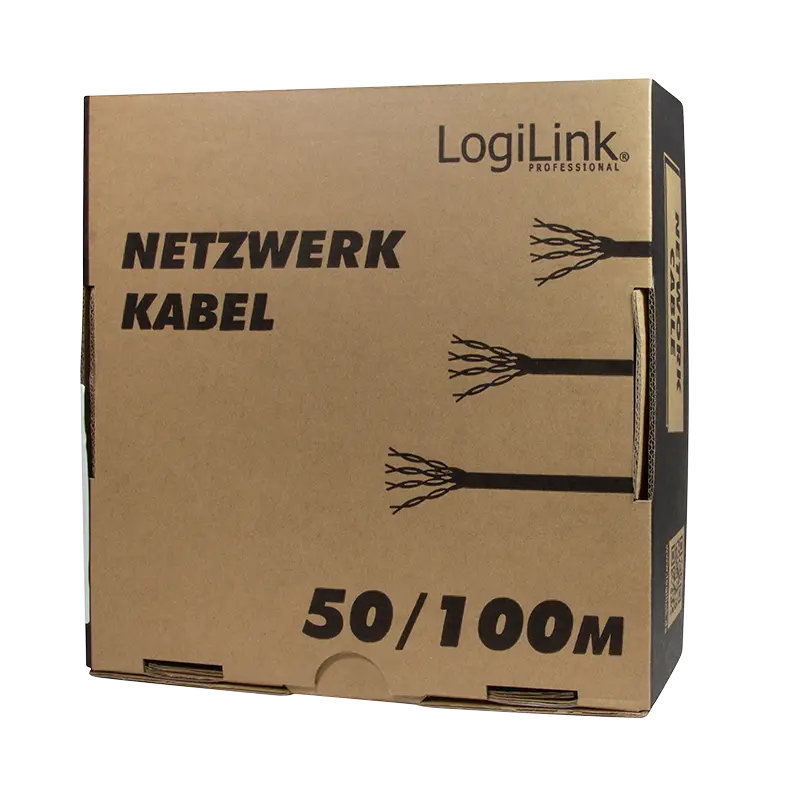 Cat6 Instal. 100m. S/FTP Grijs Logilink AWG23 CCA - Afbeelding 4