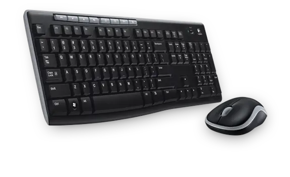 BE DT Logitech MK270 Zwart Wireless (Belgische layout)