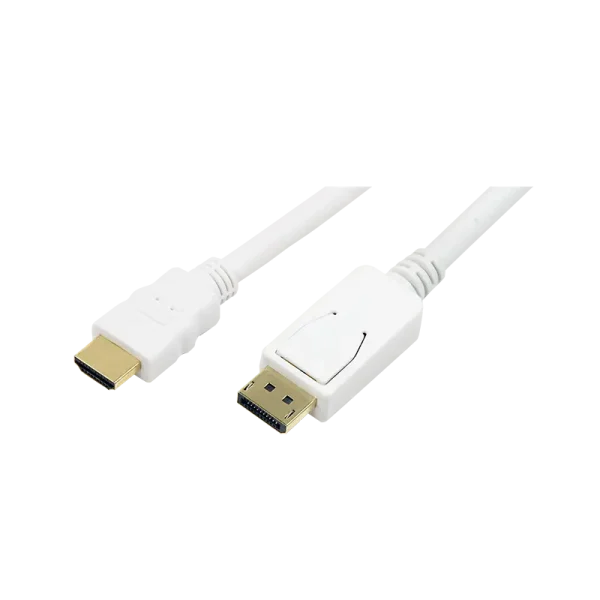 DisplayPort --> HDMI 2.00m LogiLink Wit