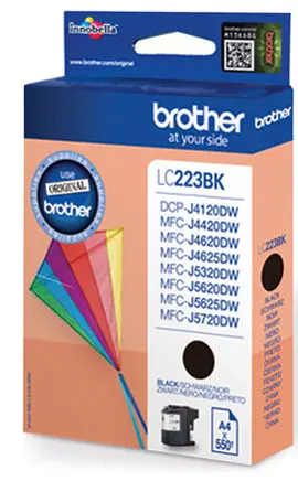 Brother LC-223BK Zwart 550 pagina´s (Origineel)