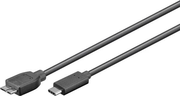 USB 3.1 C  USB 3.0 Micro-B (M) 1.00m Goobay