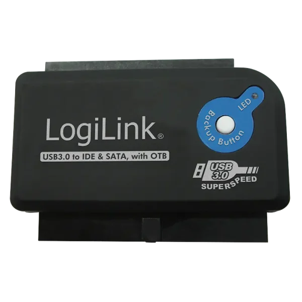 Adapter USB-A 3.0 (M) --> IDE en SATA (F) LogiLink