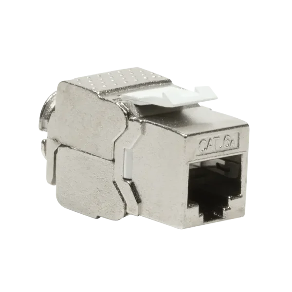 Keystone Jack RJ45 Cat6A Shielded LogiLink Slim