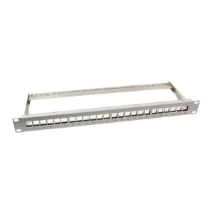 Keystone Panel 19" 24 Ports Shielded Grijs LogiLink