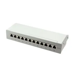 TOE Patch Panel Desktop 12-port CAT6a STP LogiLink - Afbeelding 3