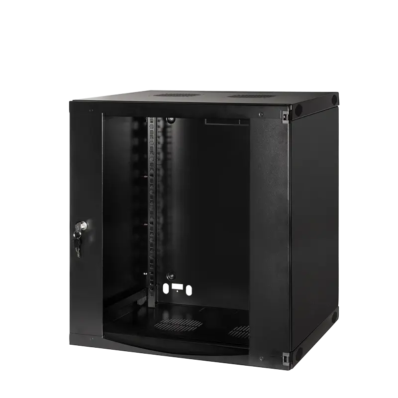 Wandkast 12U 540x 450mm 0 Watt Zwart LogiLink