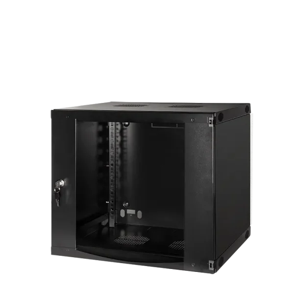 Wandkast 9U 540x 450mm 0 Watt Zwart LogiLink
