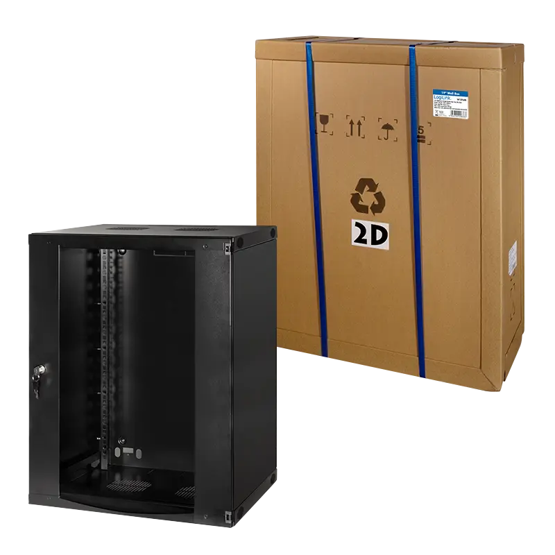 Wandkast 15U 540x 450mm 0 Watt Zwart LogiLink - Afbeelding 9
