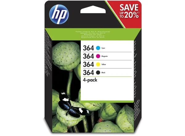 HP No.364 4-Pack 250/300 pagina´s (Origineel)