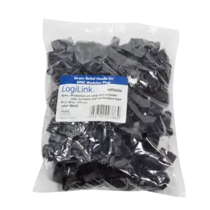 Pullover RJ45 100 stuks Zwart LogiLink