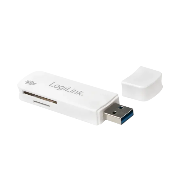 USB-A 3.0 LogiLink Micro-SD / SD(HC) Wit