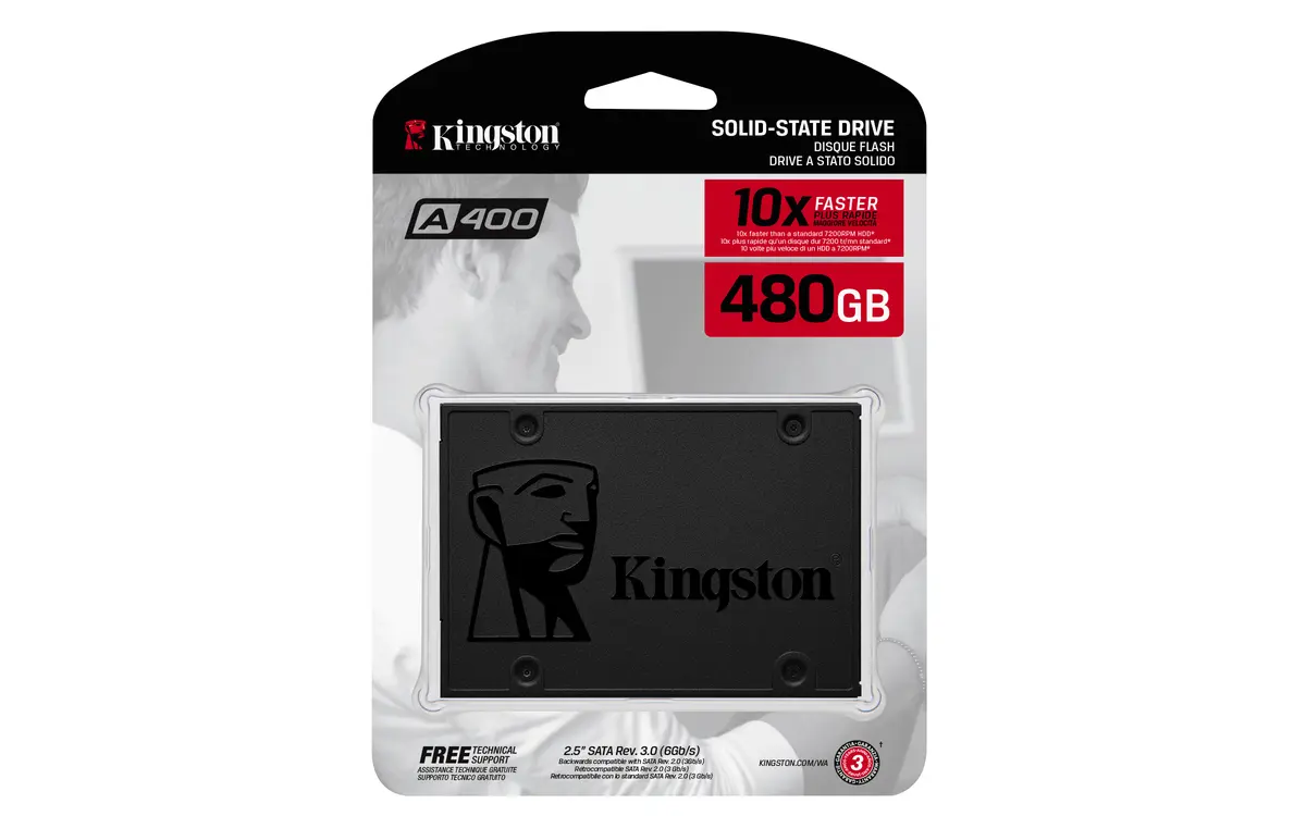 480GB 2,5" Kingston A400 TLC/500/450 - Afbeelding 5