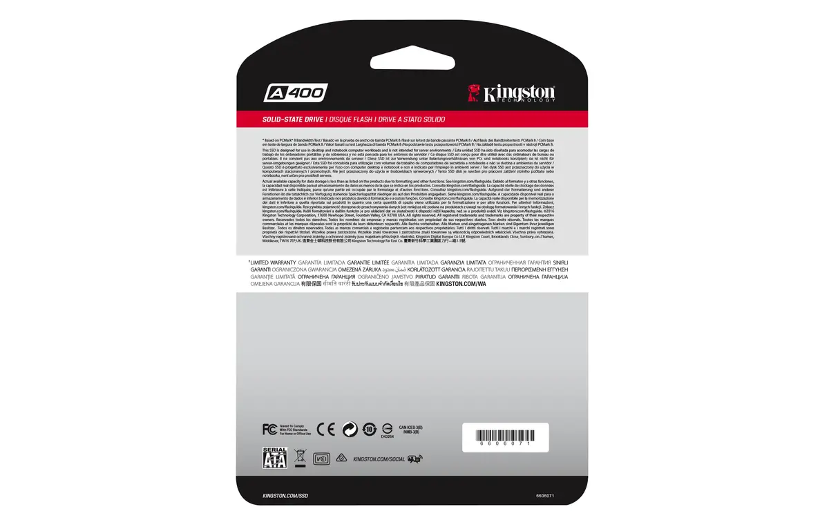 480GB 2,5" Kingston A400 TLC/500/450 - Afbeelding 6
