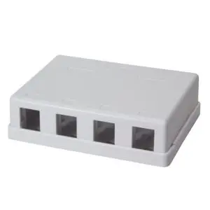 TOE Keystone Surface Mount Box 4 ports UTP LogiLink - Afbeelding 4
