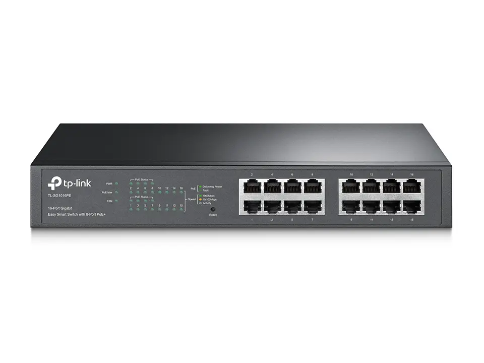 16Port 1Gbps Easy Smart 8xPoE+ 110W TP-Link