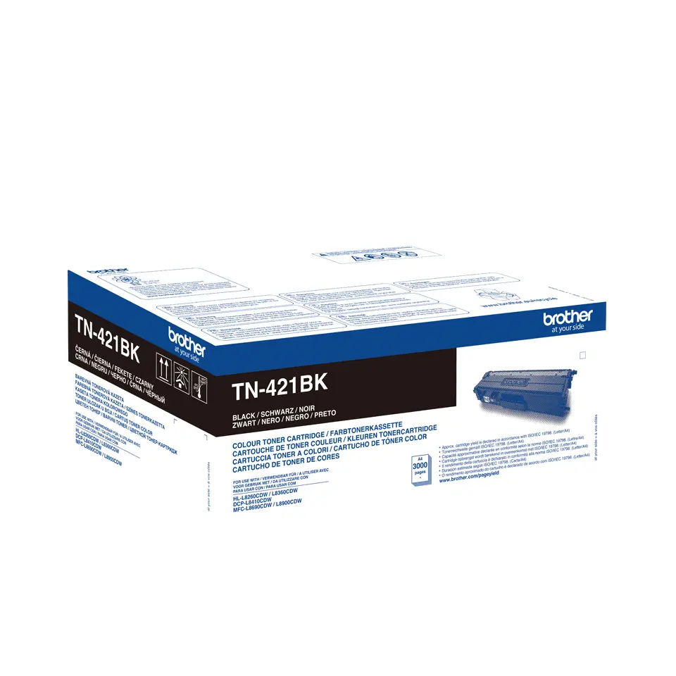 Brother TN-421BK Zwart 3.000 pagina`s (Origineel) - Afbeelding 2
