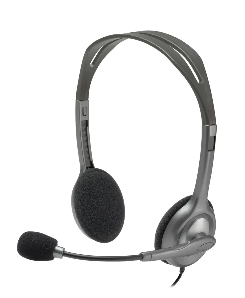 Logitech Stereo Headset H111 3.5mm grijs