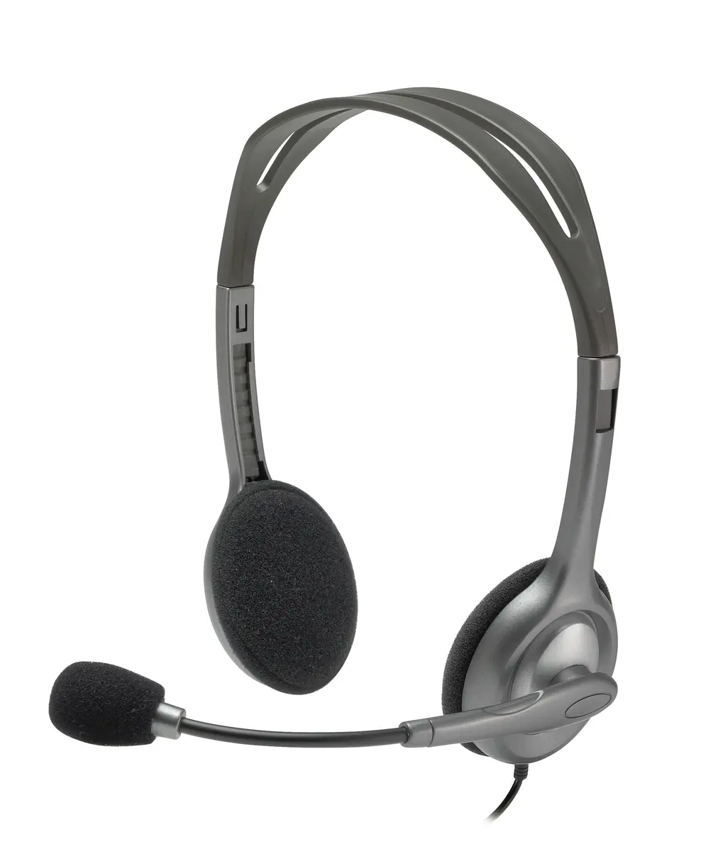 Logitech Stereo Headset H111 3.5mm grijs