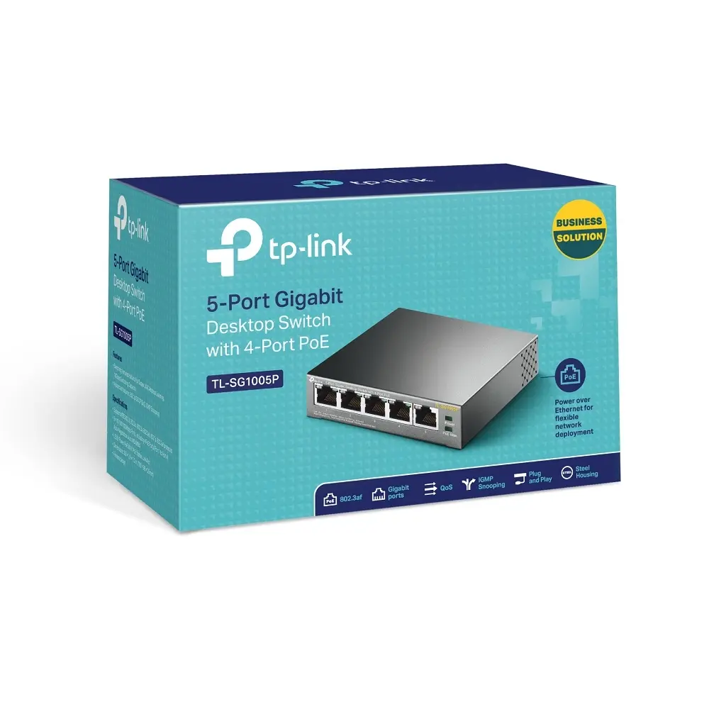 5Port 1Gbps Easy Smart 4xPoE+ 56W TP-Link - Afbeelding 4