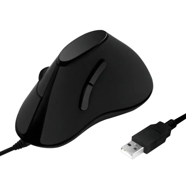 Logilink Ergonomisch Vertikaal Optical USB-A Zwart Ret.
