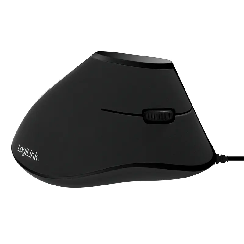 Logilink Ergonomisch Vertikaal Optical USB-A Zwart Ret. - Afbeelding 4