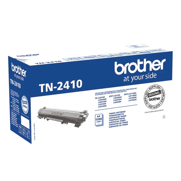 Brother TN-2410 Zwart 1.200 pagina`s (Origineel)