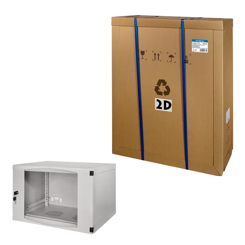 Wandkast 6U 540x 450mm 0 Watt Grijs LogiLink - Afbeelding 9