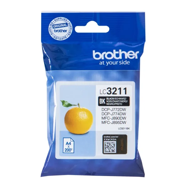 Brother LC-3211BK Zwart 200 pagina's (Origineel)
