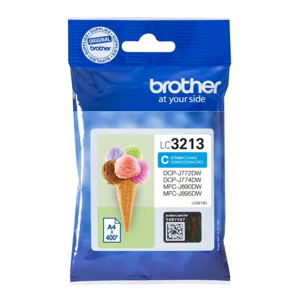 Brother LC-3213C Cyaan 400 pagina's (Origineel)