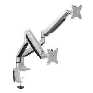 Desk Mount Dual LogiLink 13"-32" <9kg Aluminium gas