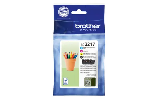 Brother LC-3217 Value Pack 4x 550 pagina's (Origineel)